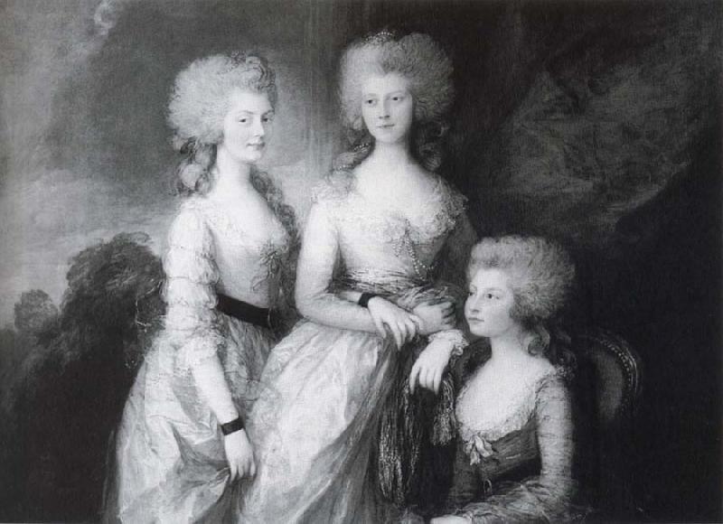 Thomas Gainsborough The three Eldest Princesses oil painting image